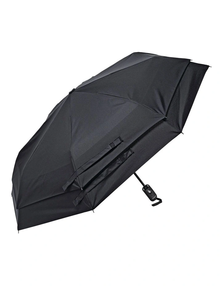 Windguard Auto Open/Close Umbrella in Black image 1