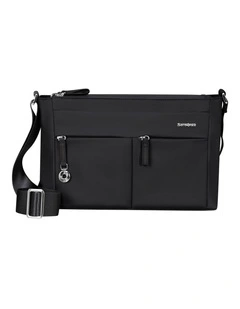 Move 5.0 Horiz. Shoulder Bag flap In Black