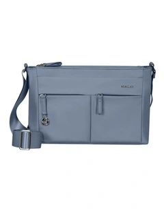 Move 5.0 Horiz. Shoulder Bag   Flap In Storm Blue
