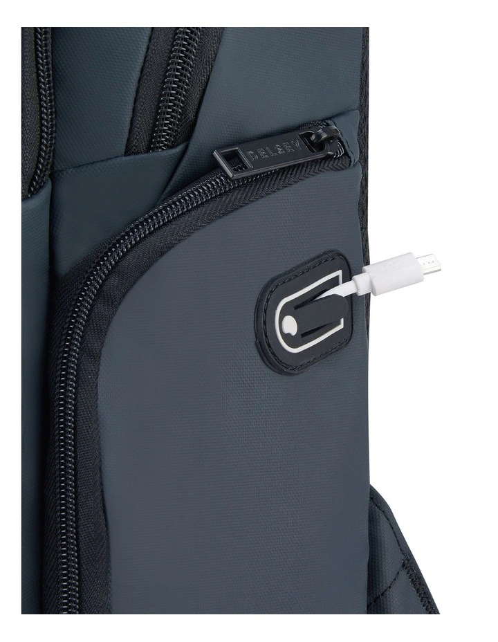 Delsey Parvis Plus Waterproof Backpack in Grey image 5