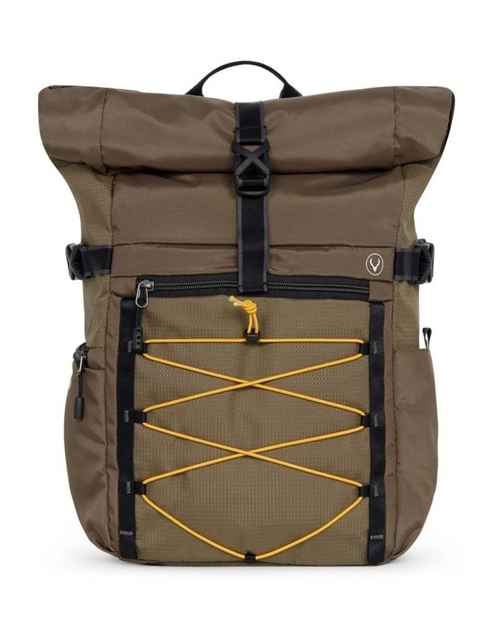 Bamburgh Roll Top Backpack Khaki image 1