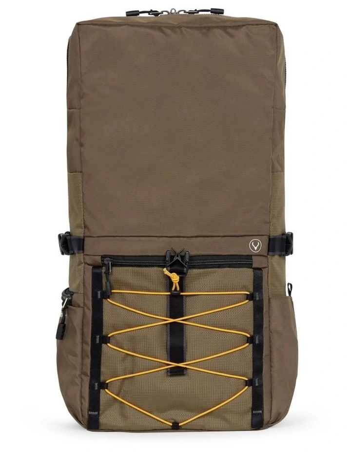 Bamburgh Roll Top Backpack Khaki image 3