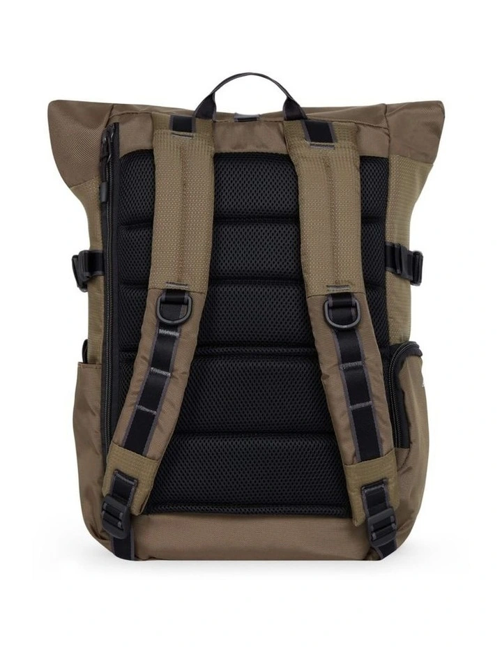 Bamburgh Roll Top Backpack Khaki image 5