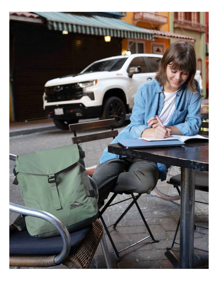 Camille Backpack in Sage Green image 7