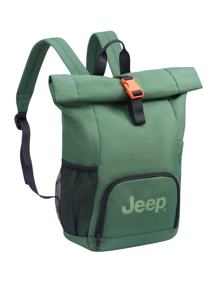 Js016D Rolltop Backpack J0374762003 in Green image 2