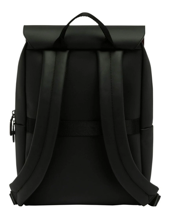 Lost In Berlin Square 2.0 Backpack in Black image 3
