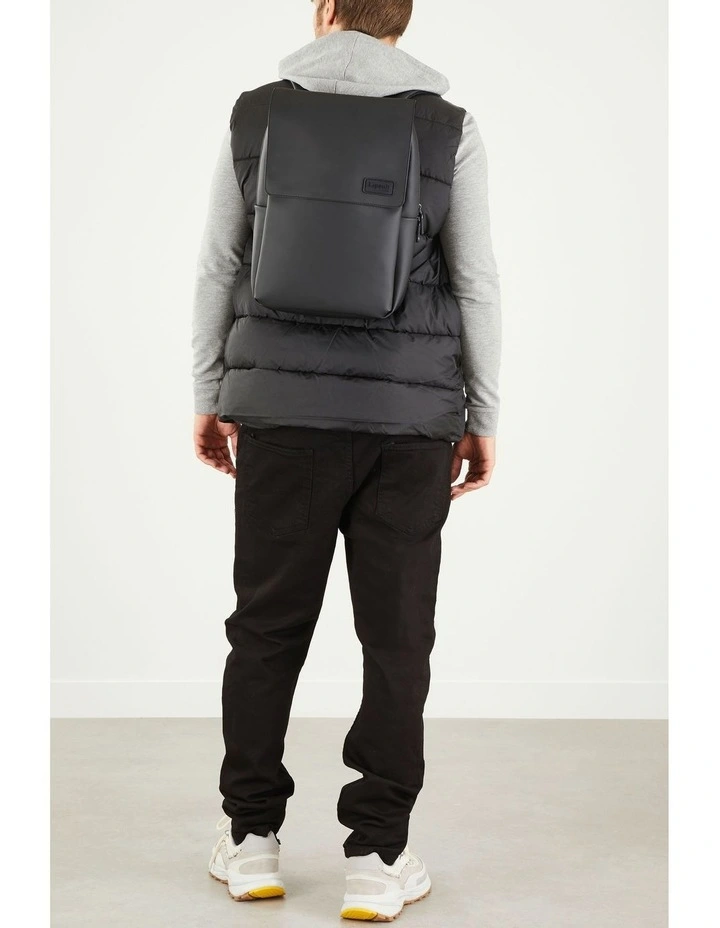 Lost In Berlin Square 2.0 Backpack in Black image 7