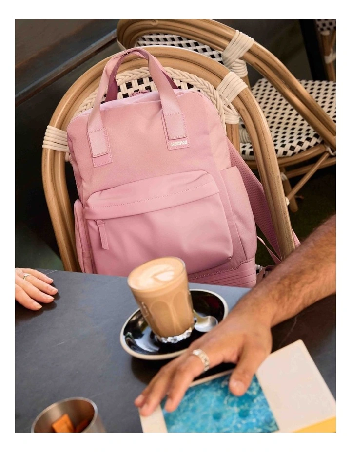 Soulpack Business Backpack Tote in Lilas Pink image 7