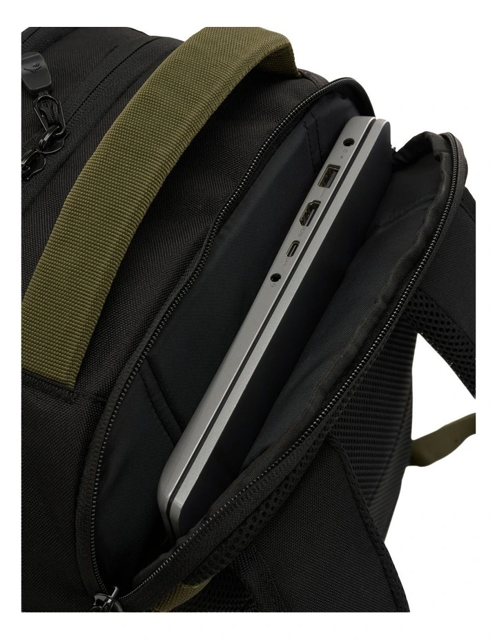 Outahere Backpack in Black/Khaki image 7