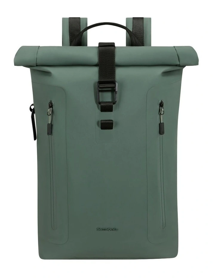 Coatify Biz Rolltop Backpack 15.6" in Green image 1