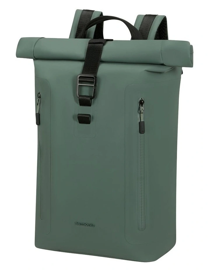 Coatify Biz Rolltop Backpack 15.6" in Green image 2