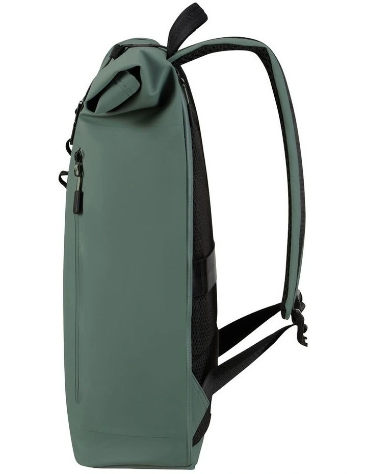 Coatify Biz Rolltop Backpack 15.6" in Green image 3