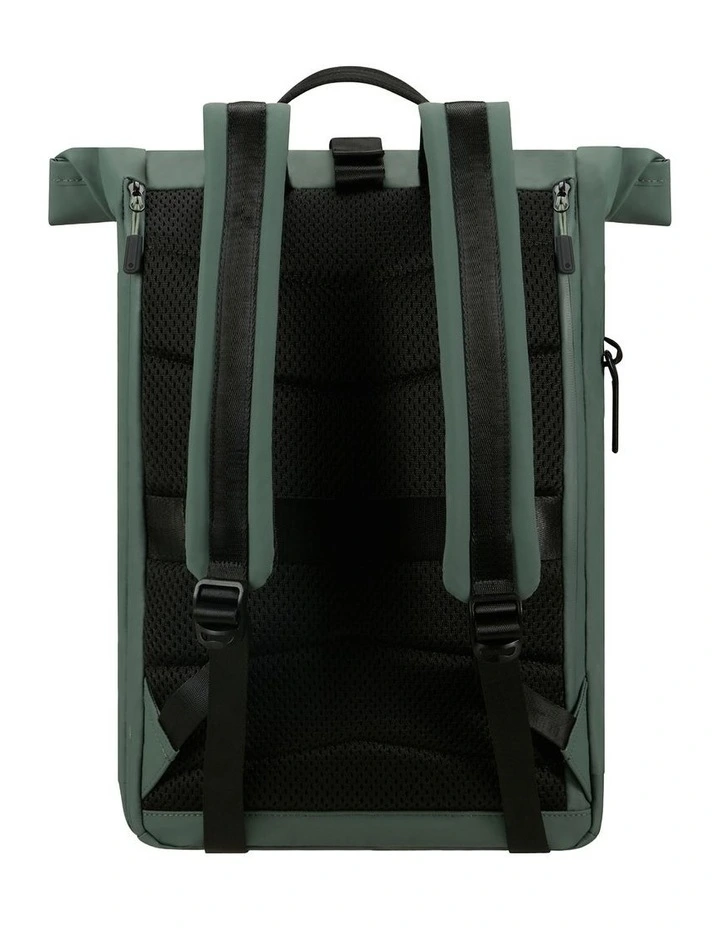 Coatify Biz Rolltop Backpack 15.6" in Green image 4
