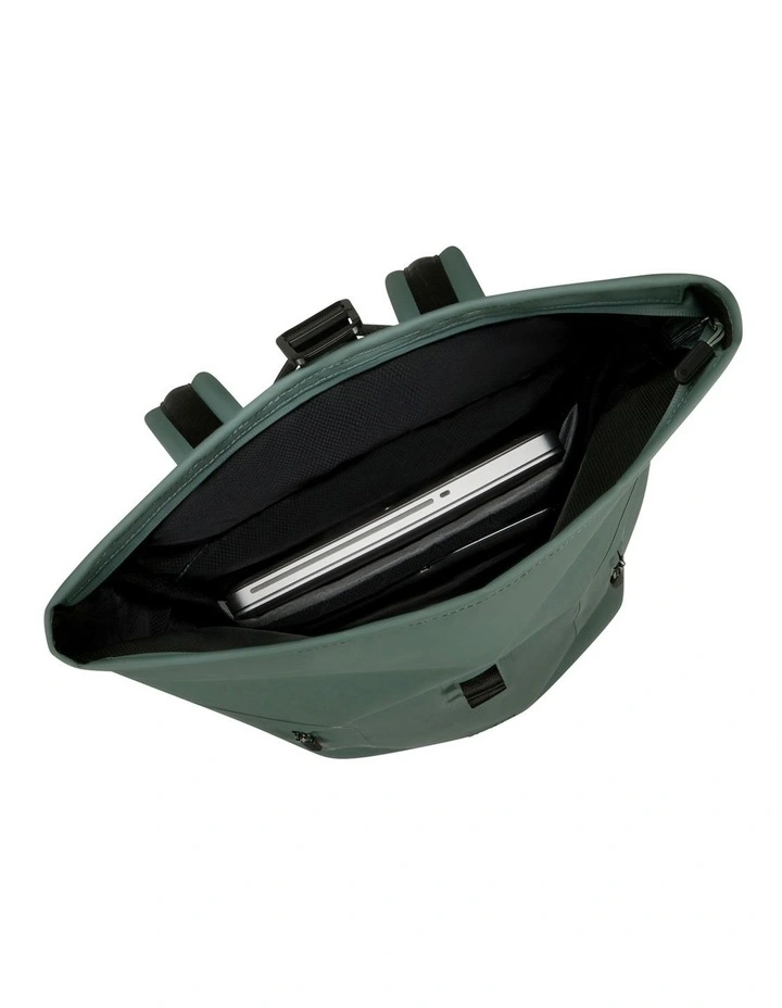Coatify Biz Rolltop Backpack 15.6" in Green image 6