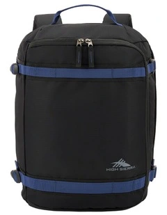 Travel Daypack in Black/Navy