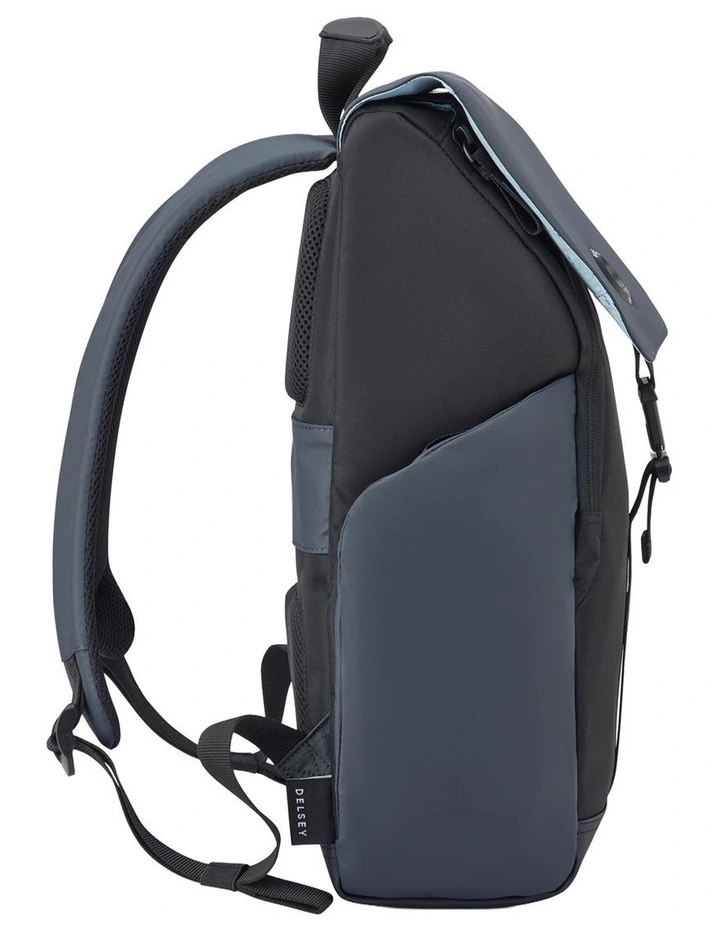 Delsey Securflap Backpack in Black image 4