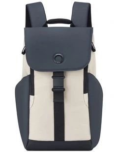 Delsey Securflap Backpack in Sand