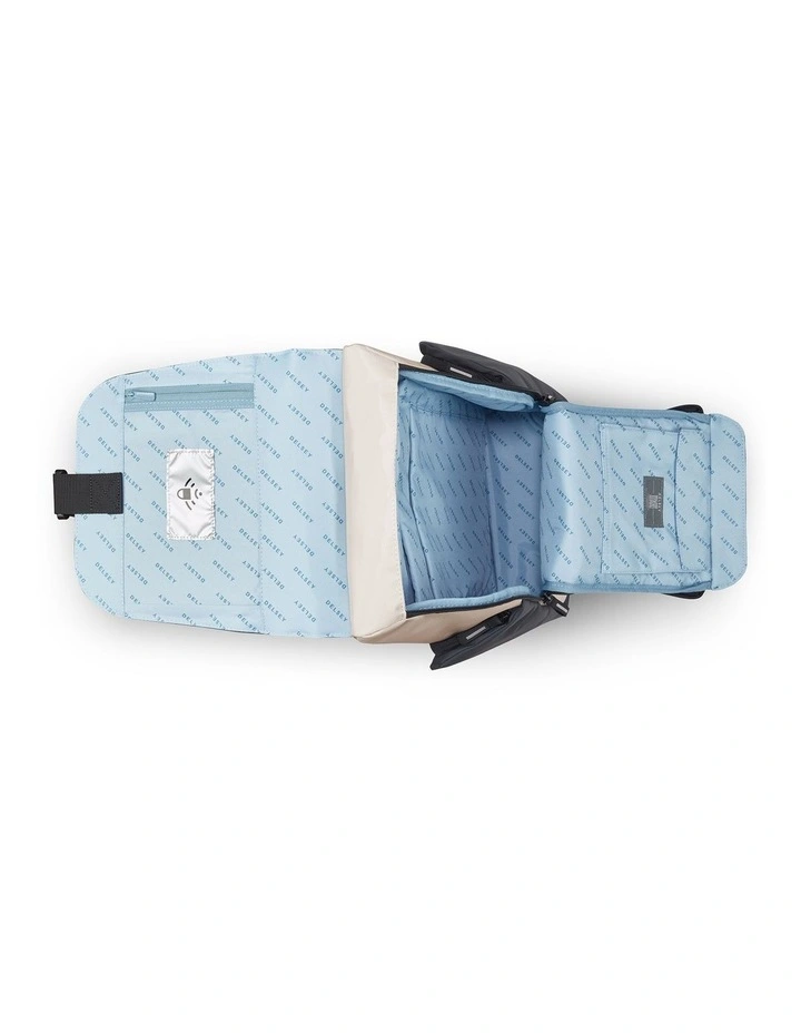 Delsey Securflap Backpack in Sand image 3
