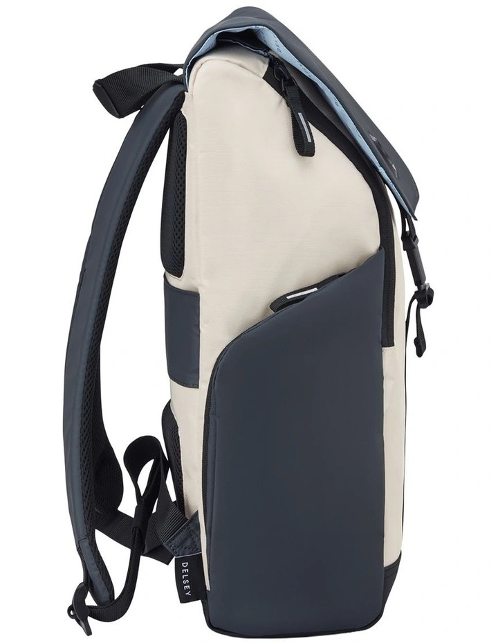 Delsey Securflap Backpack in Sand image 4