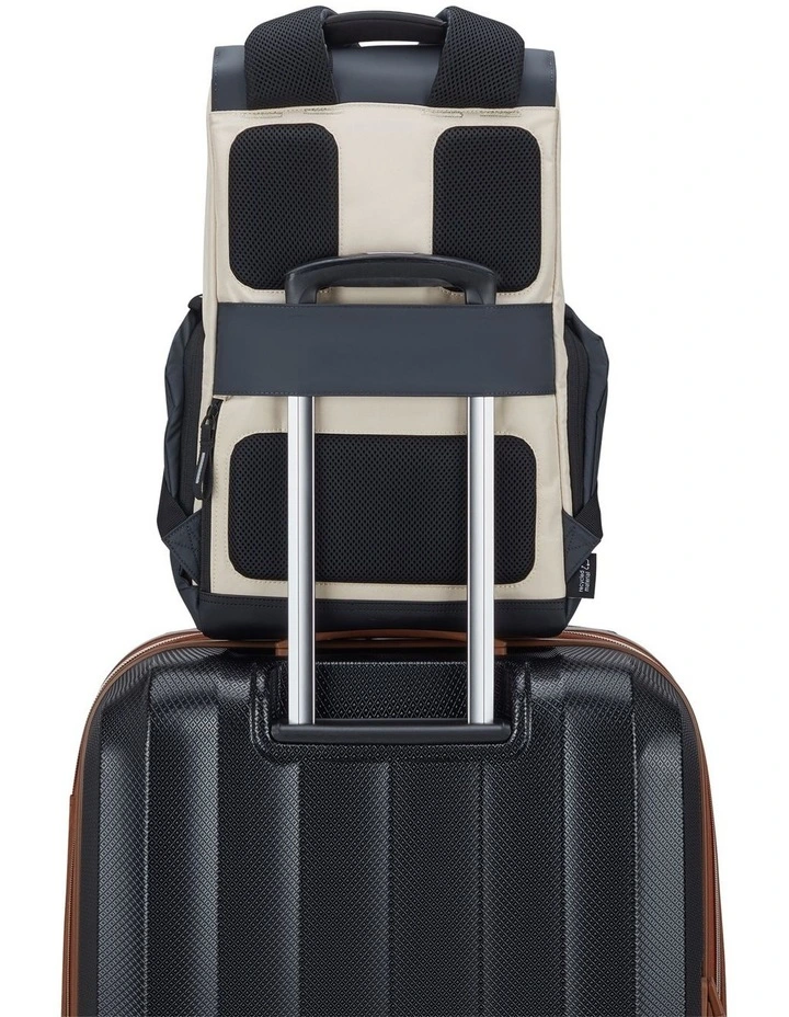 Delsey Securflap Backpack in Sand image 7