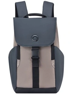 Delsey Securflap Backpack in Brown