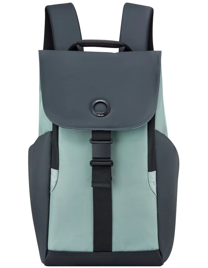 Delsey Securflap Backpack in Sage Green image 1