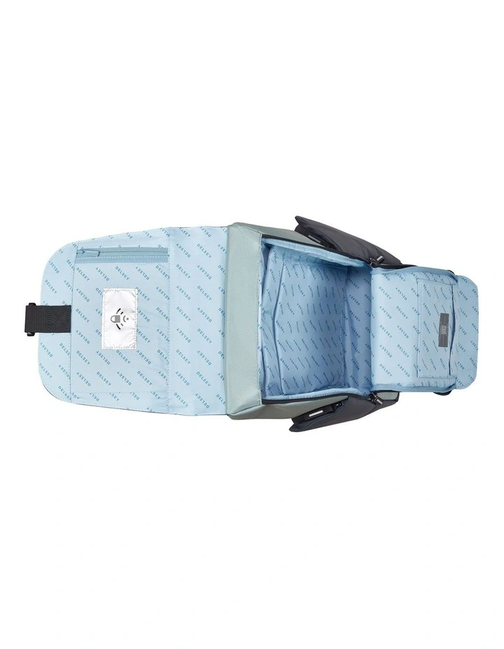 Delsey Securflap Backpack in Sage Green image 3