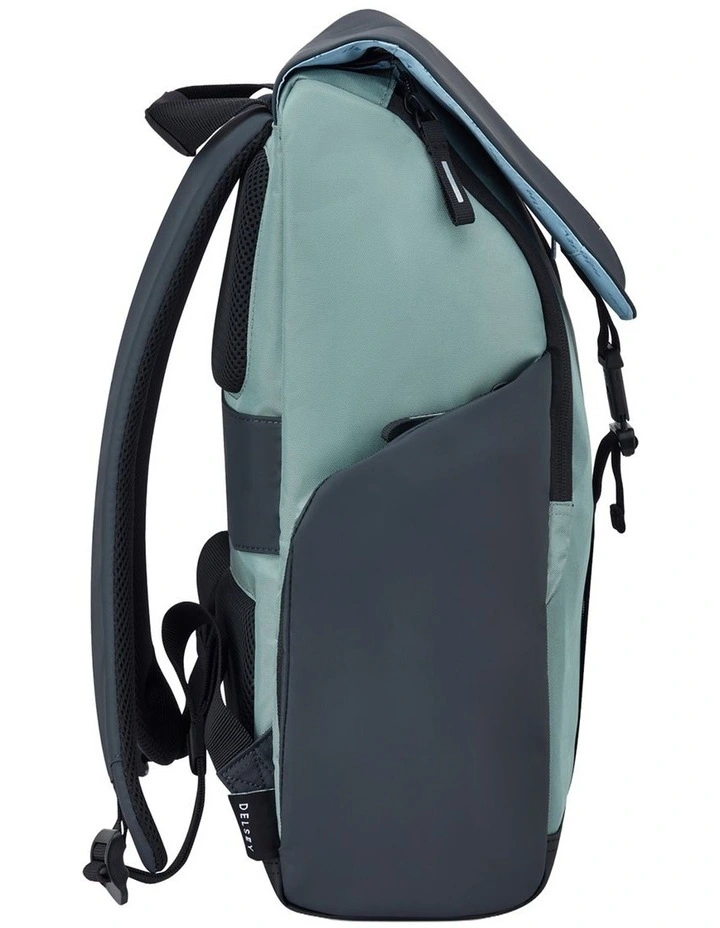 Delsey Securflap Backpack in Sage Green image 5