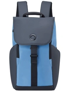 Delsey Securflap Backpack in Blueberry