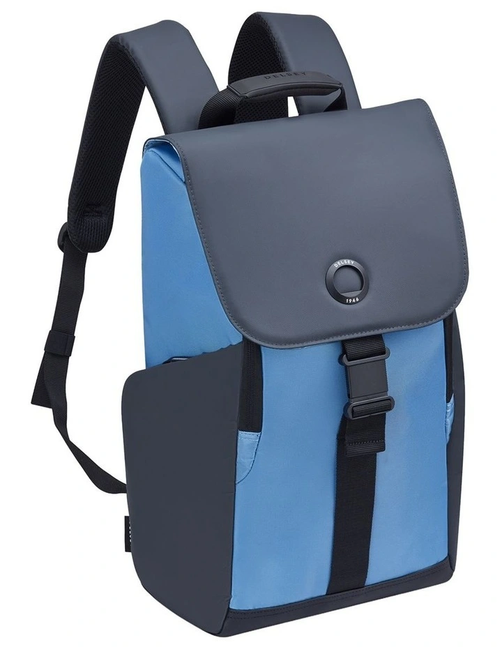 Delsey Securflap Backpack in Blueberry image 2