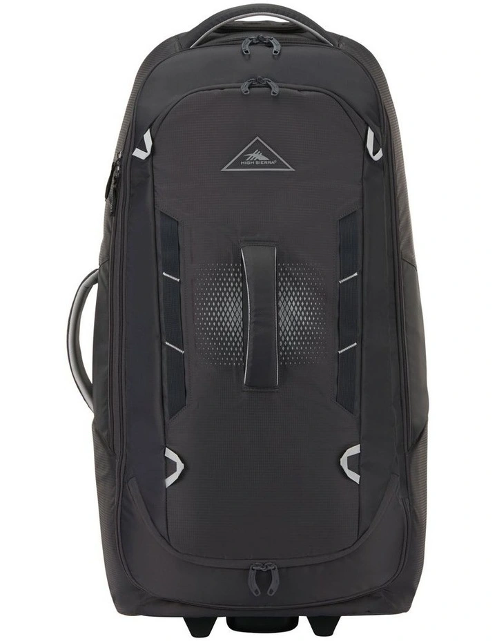 High Sierra Composite V4 Wheeled Large Duffle Bag in Silver/Metal Grey