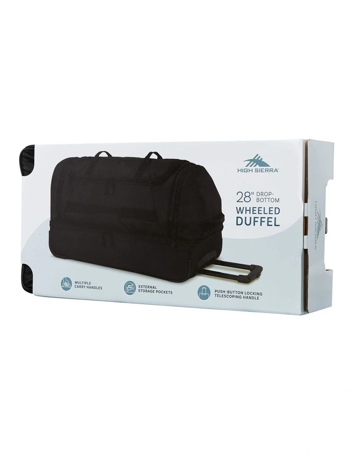 Boxed Wheeled Duffle Boxed 71cm Medium Wheeled Duffle in Black image 2
