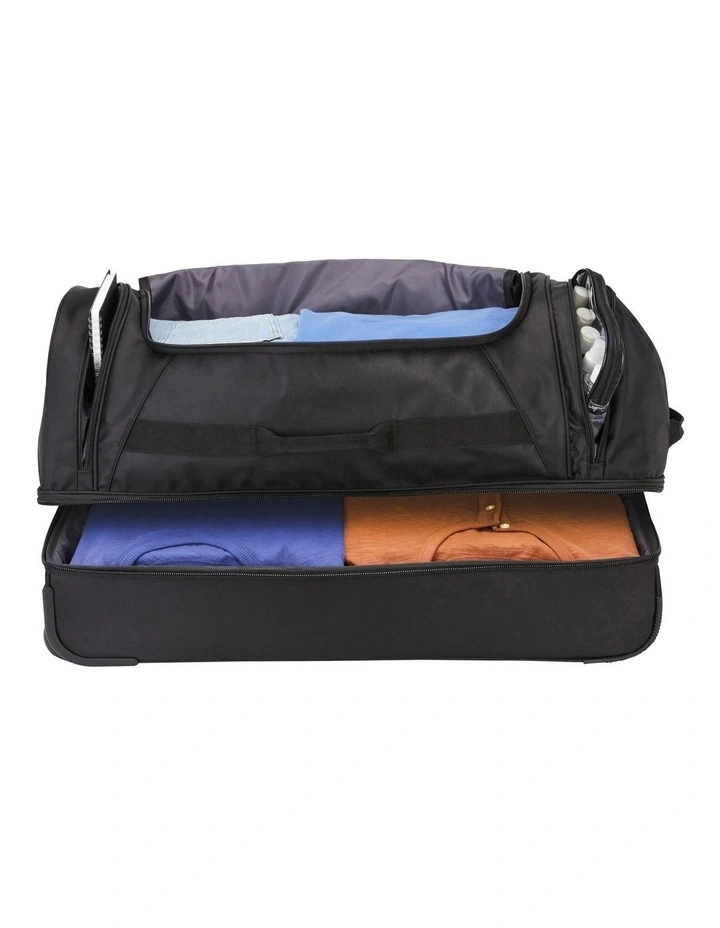 Boxed Wheeled Duffle Boxed 71cm Medium Wheeled Duffle in Black image 3