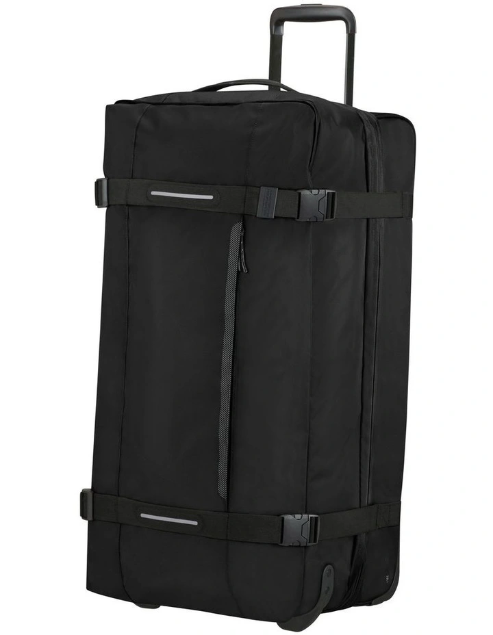 Urban Track Large Wheeled Duffle in Asphalt Black image 2