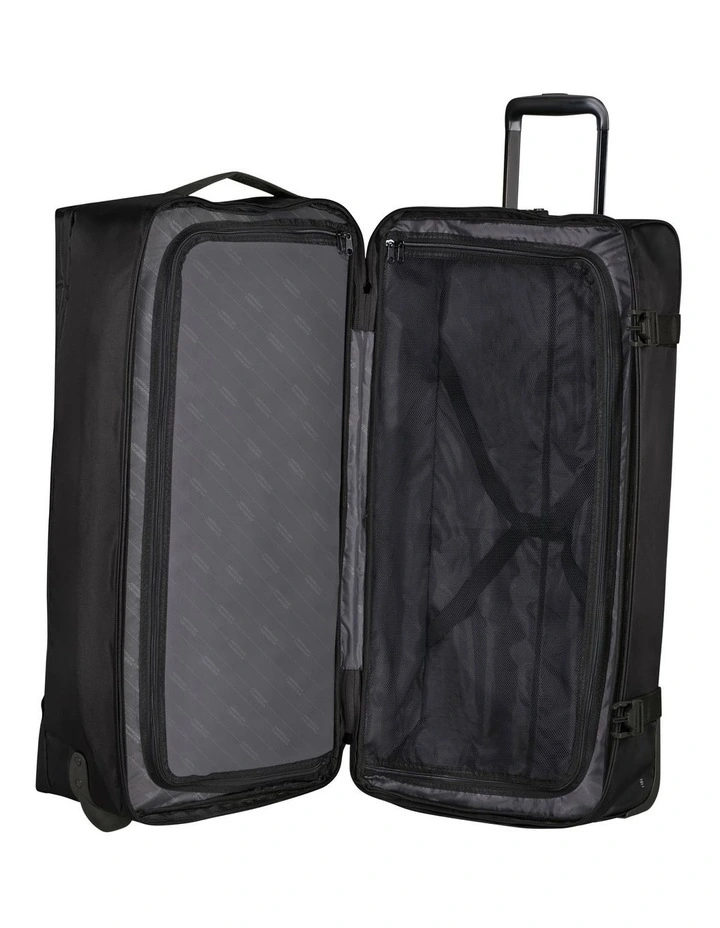 Urban Track Large Wheeled Duffle in Asphalt Black image 4