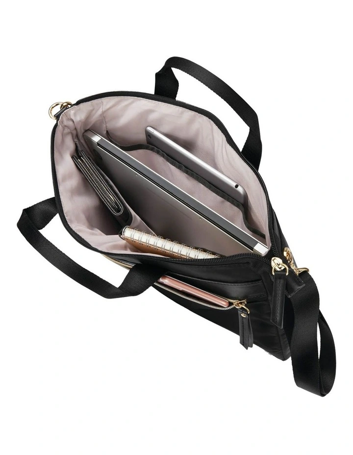 Mobile Solution Slim Briefcase in Black image 2