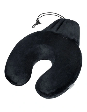 Memory Foam Travel Pillows in Black