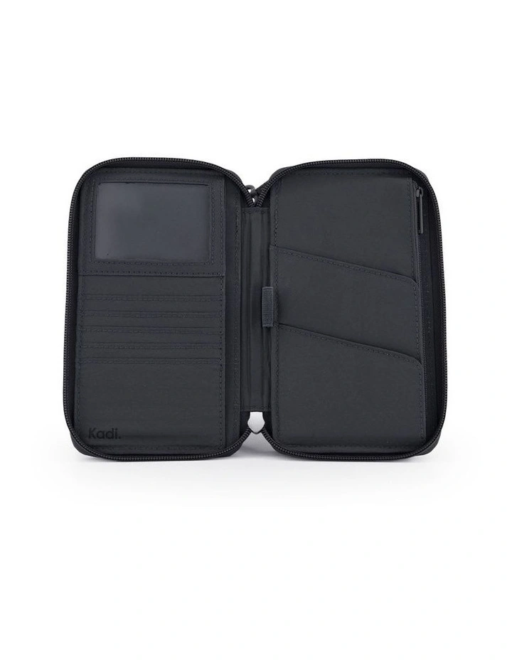 Travel Wallet in Charcoal TTIK-42-B image 5