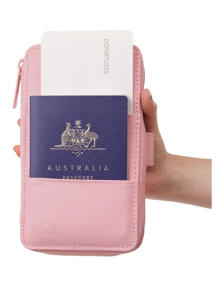 Travel Wallet in Dusty Pink TTIK-42-K image 4