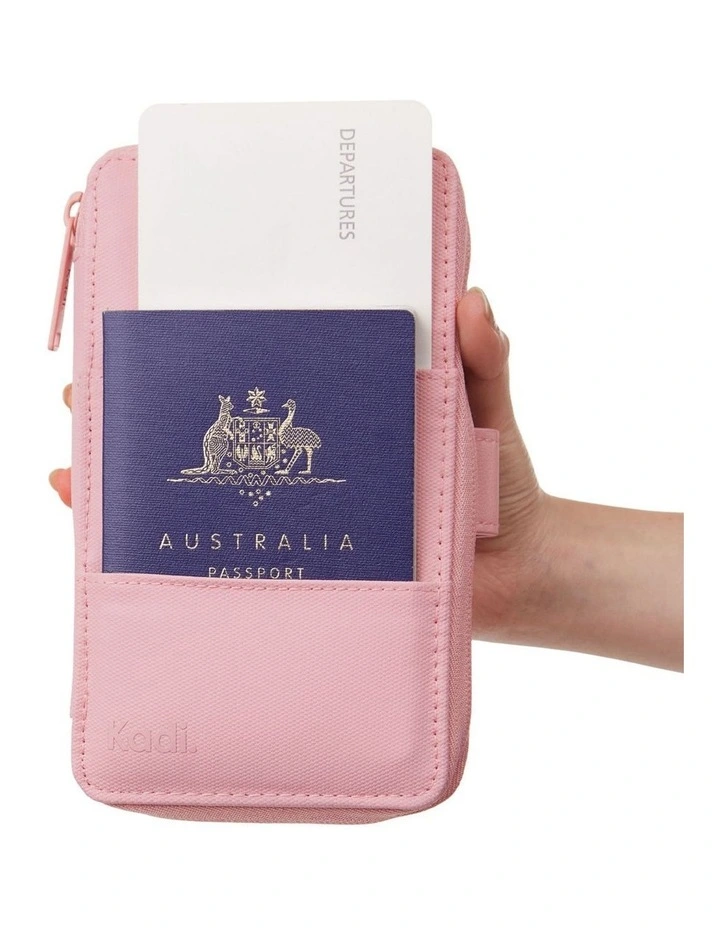 Travel Wallet in Dusty Pink TTIK-42-K image 4