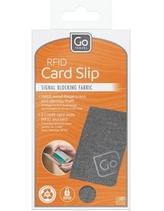 The Slip Card Wallet in Grey 687.101