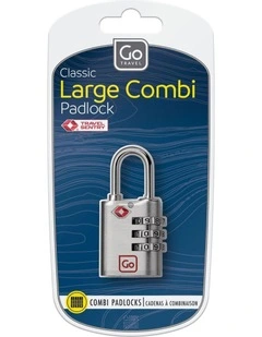 TSA Large Combi Padlock 352.101 in Silver