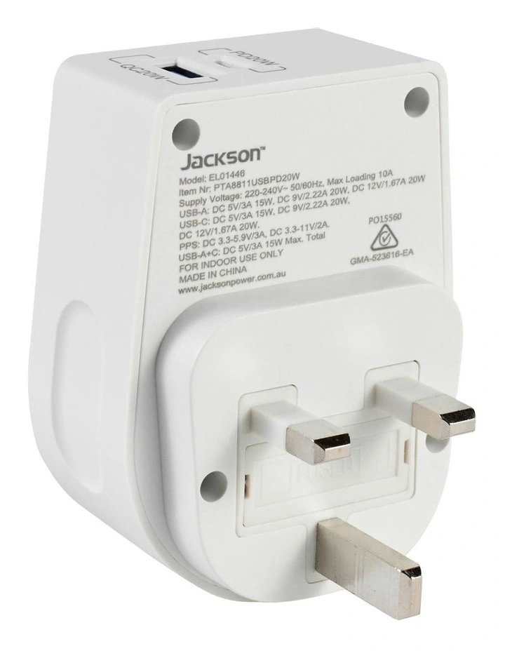 Move PD20W USB-A + USB-C Outbound Adaptor UK And HK image 4