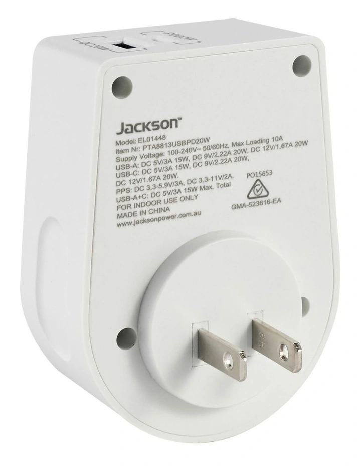 Move PD20W USB-A   USB-C Outbound Adaptor Japan & South America image 4