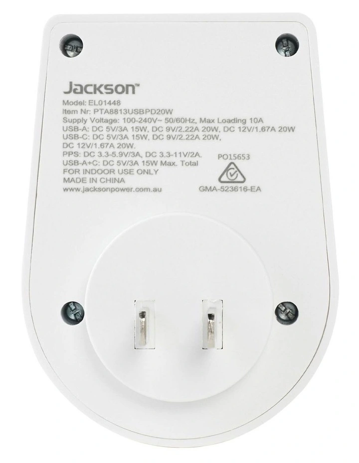 Move PD20W USB-A   USB-C Outbound Adaptor Japan & South America image 5