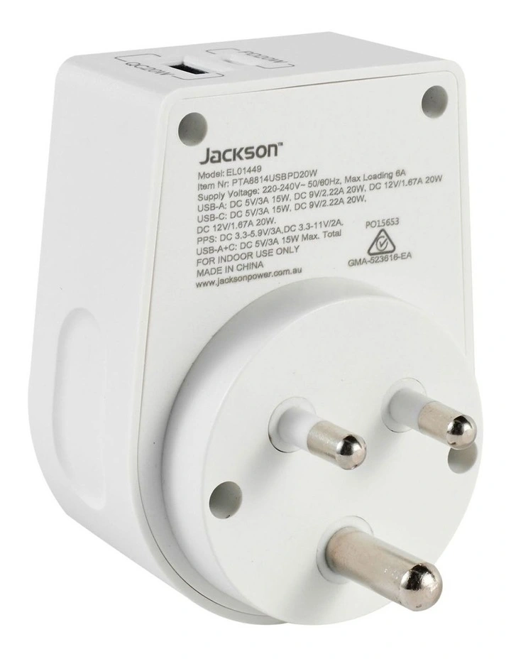 Move PD20W USB-A   USB-C Outbound Adaptor India & Sri Lanka image 4