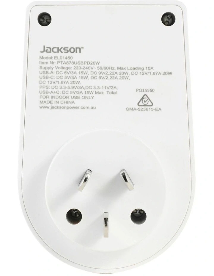 Move PD20W USB-A   USB-C Inbound Adaptor UK & USA image 5