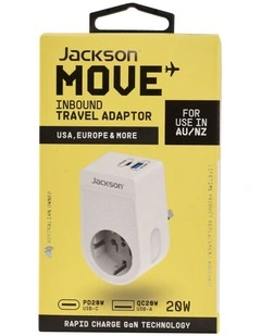 Move PD20W USB-A   USB-C Inbound Adaptor EU & USA