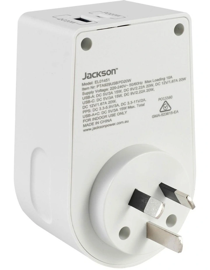 Move PD20W USB-A   USB-C Inbound Adaptor EU & USA image 4