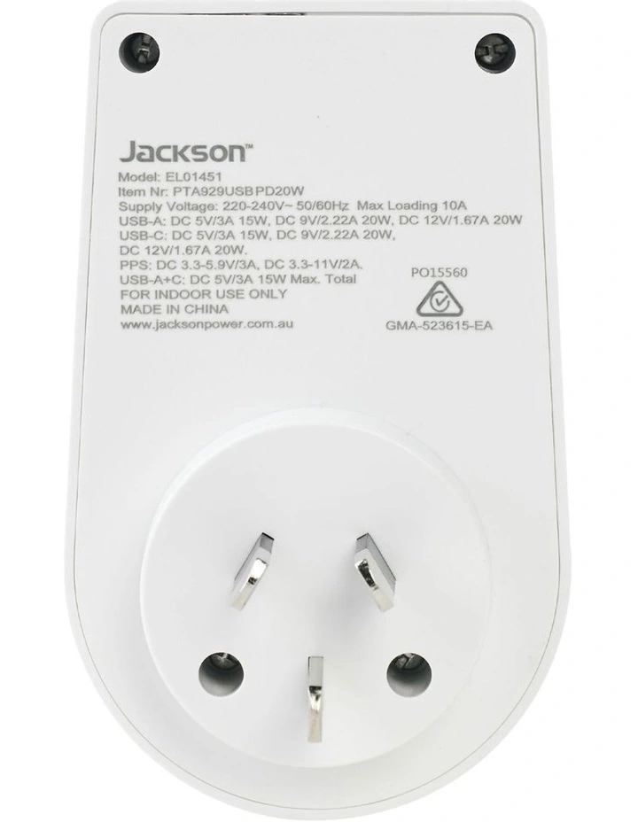 Move PD20W USB-A   USB-C Inbound Adaptor EU & USA image 5